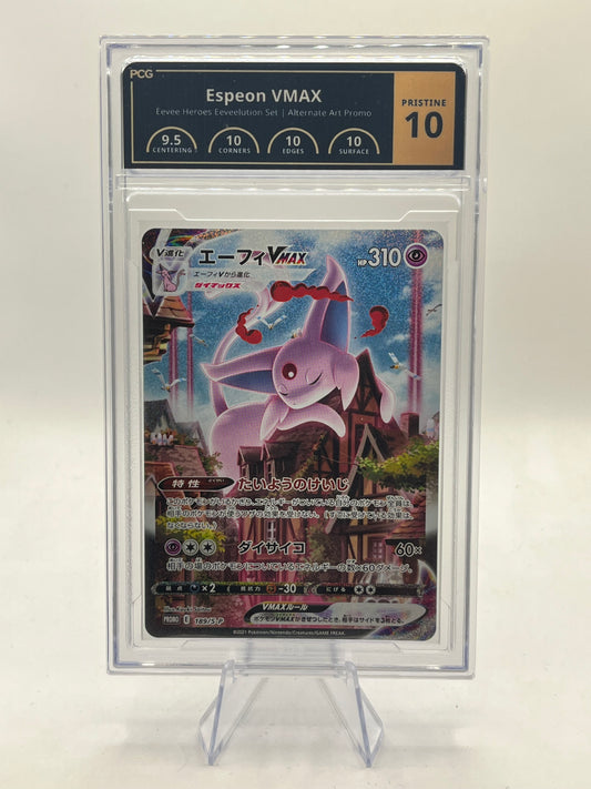 Espeon Vmax Alt Art PCG 10 - Eevee Heroes 2021