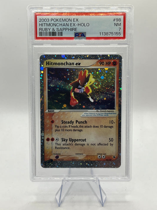 Hitmonchan ex PSA 7 - Ruby & Sapphire 2003