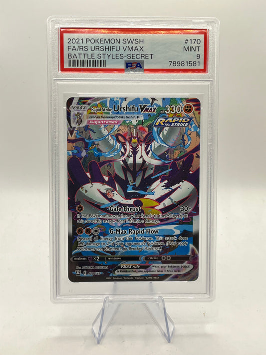 Urshifu Vmax Alt Art PSA 9 - Battle Styles 2021