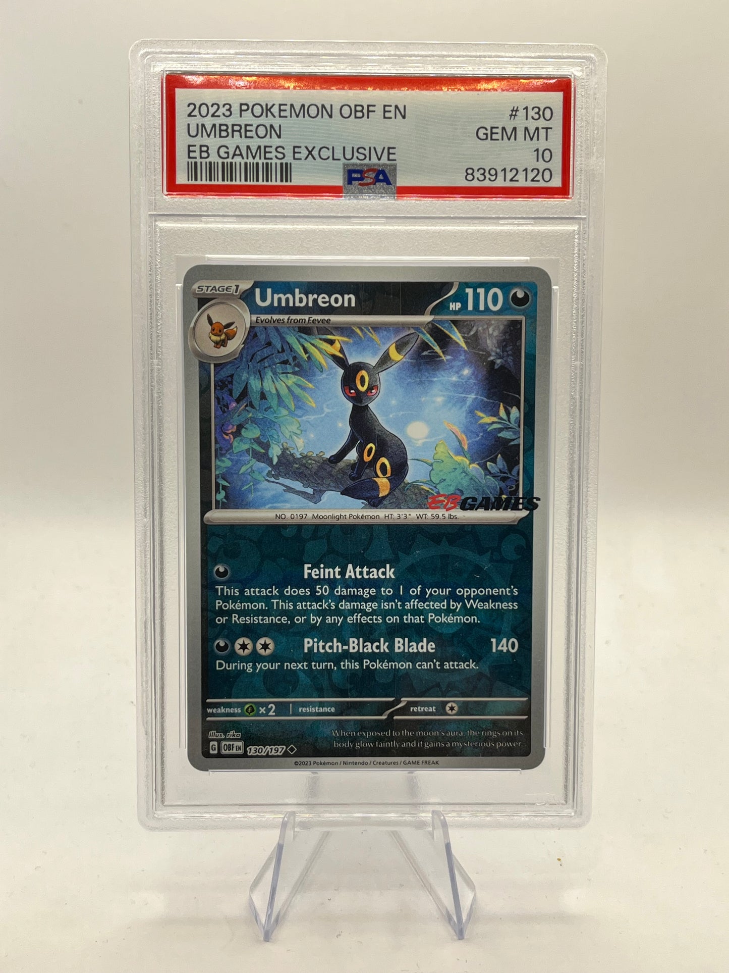 Umbreon PSA 10 - EB Games Promo 2023