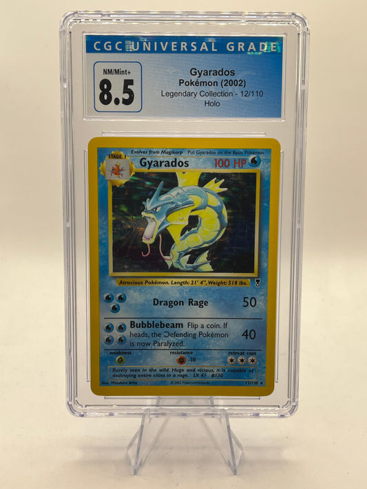 Gyarados Holo CGC 8.5 - Legendary Collection 2002