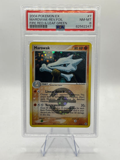 Marowak Reverse Holo PSA 8 - Fire Red & Leaf Green 2004