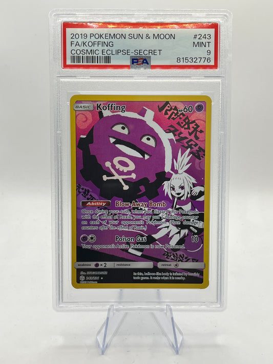 Koffing Character Rare PSA 9 - Cosmic Eclipse 2019