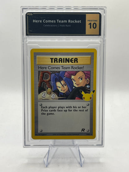Here Comes Team Rocket! Holo PCG 10 - Celebrations 2021