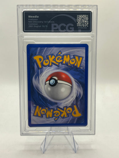 Weedle 1st Edition PCG 9 - Neo Discovery 2001