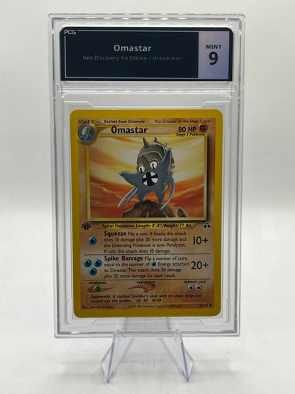 Omastar 1st Edition PCG 9 - Neo Discovery 2001