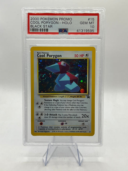 Cool Porygon Holo PSA 10 - Black Star Promo 2000