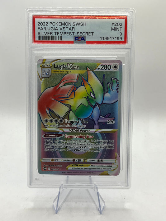Lugia Vstar Hyper Rare PSA 9 - Silver Tempest 2022