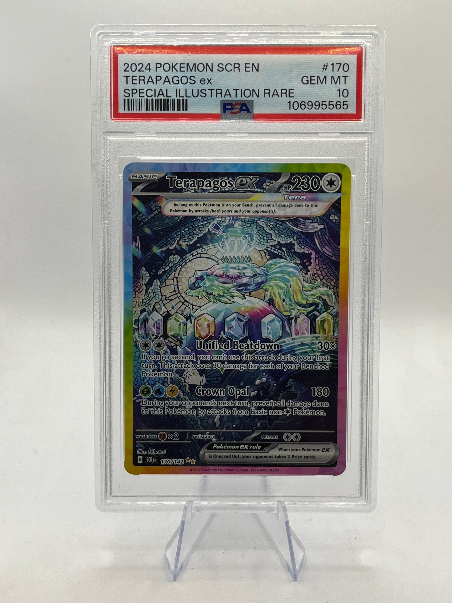 Terapagos ex SIR PSA 10 - Stellar Crown 2024
