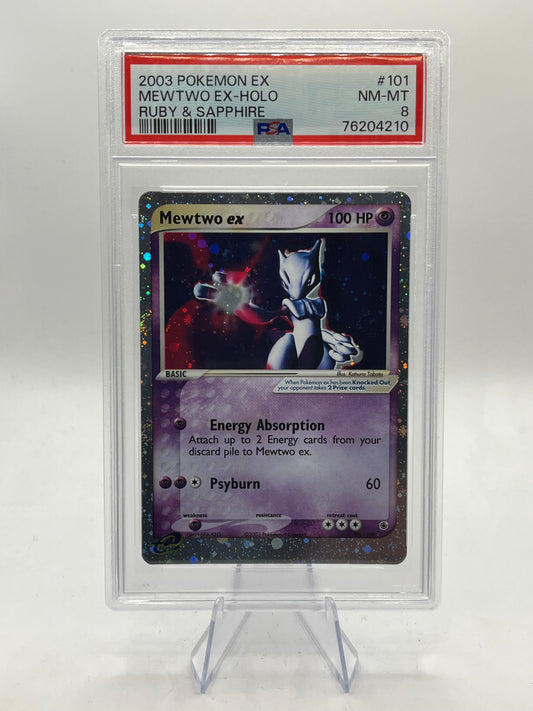 Mewtwo ex PSA 8 - EX Ruby & Sapphire 2003