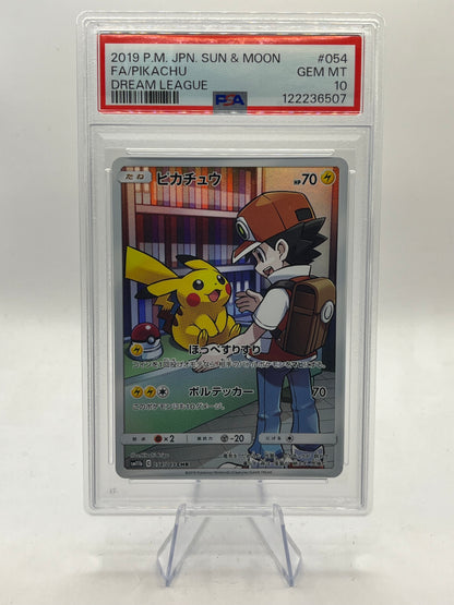 Pikachu Character Rare PSA 10 - Dream League 2019