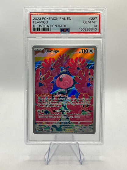 Flamigo IR PSA 10 - Paldea Evolved 2023