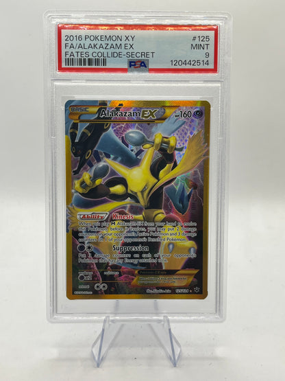 Alakazam EX Secret Rare PSA 9 - Fates Collide 2016