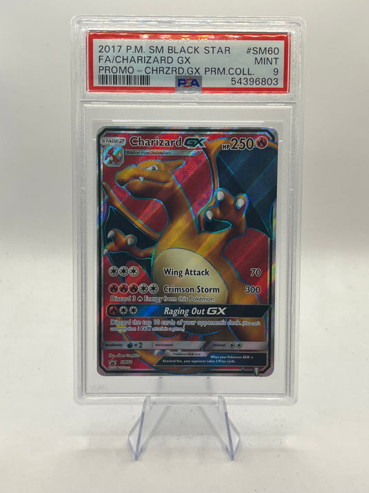 Charizard GX Full Art PSA 9 - Sun & Moon Promo 2017