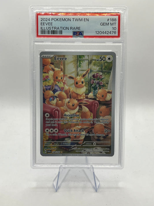 Eevee IR PSA 10 - Twilight Masquerade 2024