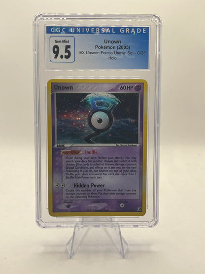 Unown Holo CGC 9.5 (CGC 10) - Unseen Forces 2005