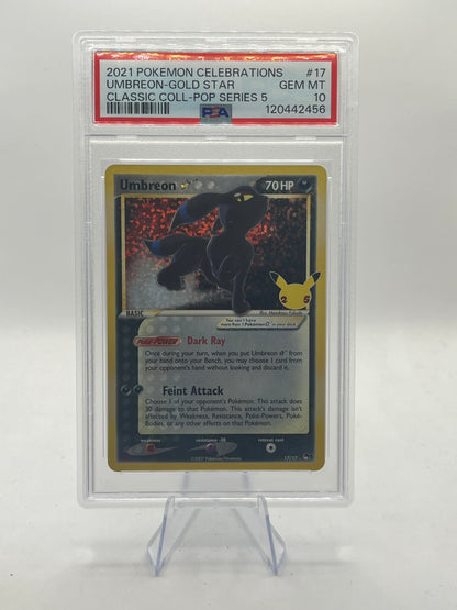 Umbreon Gold Star PSA 10 - Celebrations Classic Collection 2021