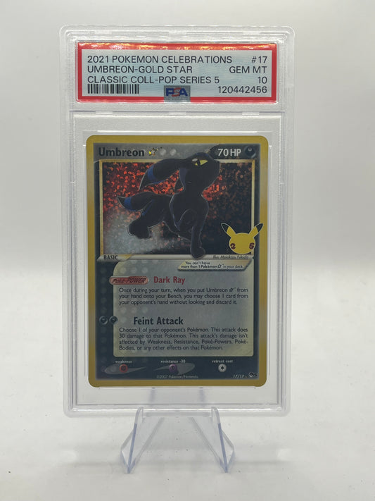 Umbreon Gold Star PSA 10 - Celebrations Classic Collection 2021