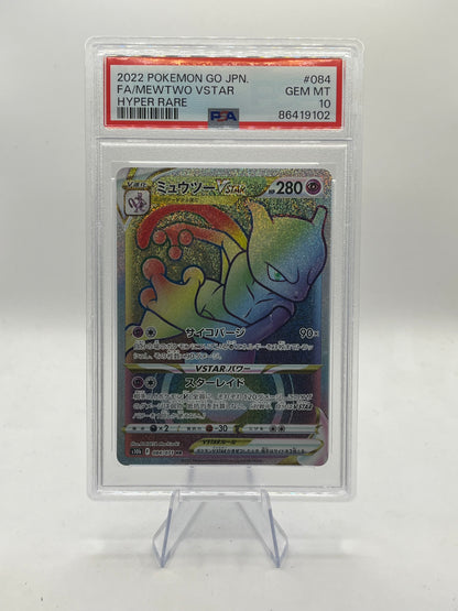Mewtwo Vstar Hyper Rare PSA 10 - Pokemon Go JP 2022