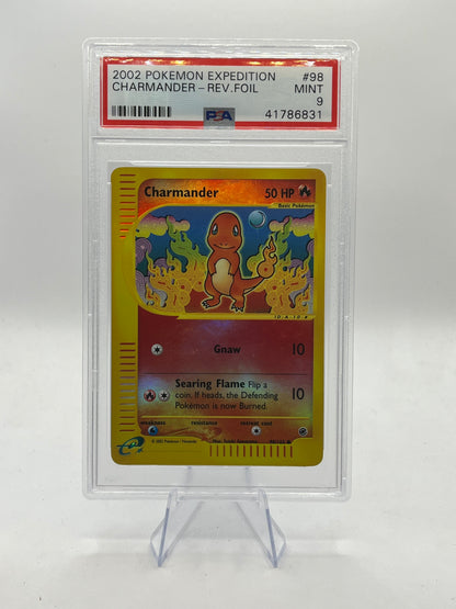 Charmander Reverse Holo PSA 9 - Expedition 2002
