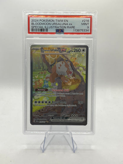 Bloodmoon Ursaluna ex SIR PSA 9 - Twilight Masquerade 2024