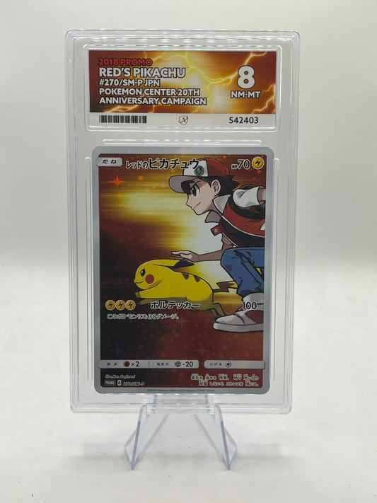 Red's Pikachu ACE 8 - 20th Anniversary Promo 2018