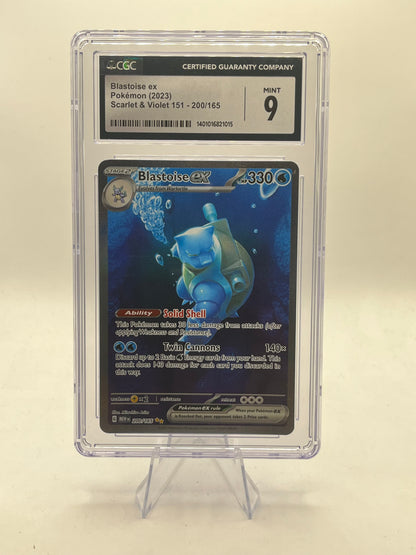 Blastoise ex SIR CGC 9 - Pokemon 151 2023