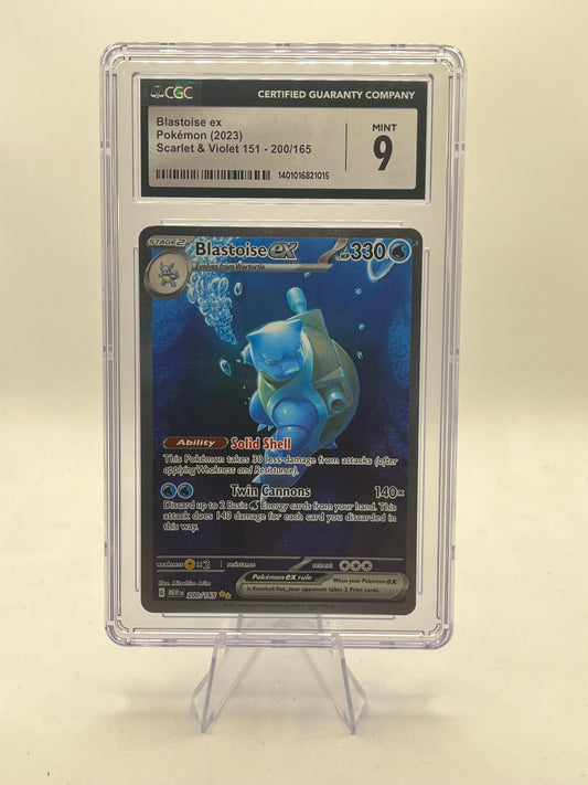 Blastoise ex SIR CGC 9 - Pokemon 151 2023