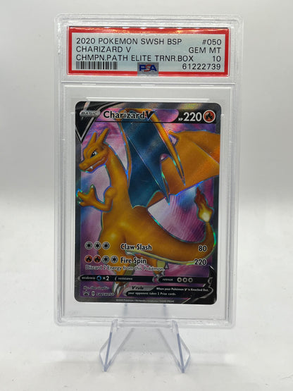 Charizard V Full Art PSA 10 - Champion's Path Promo 2020