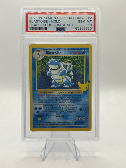 Blastoise Holo PSA 10 - Celebrations Classic Collection 2021