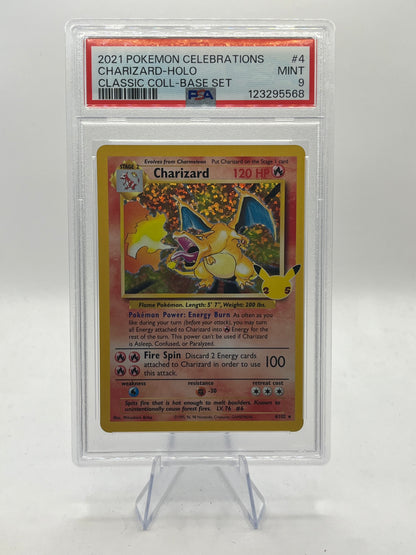 Charizard Holo PSA 9 - Celebrations Classic Collection 2021