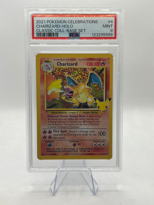 Charizard Holo PSA 9 - Celebrations Classic Collection 2021