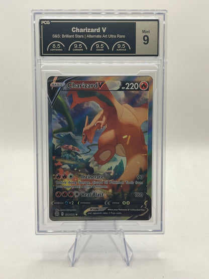 Charizard V Alt Art PCG 9 - Brilliant Stars 2022