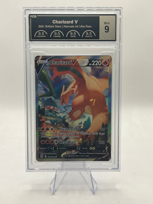 Charizard V Alt Art PCG 9 - Brilliant Stars 2022