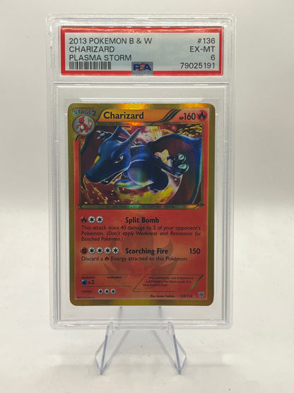 Charizard Shiny Secret Rare PSA 6 - Plasma Storm 2013