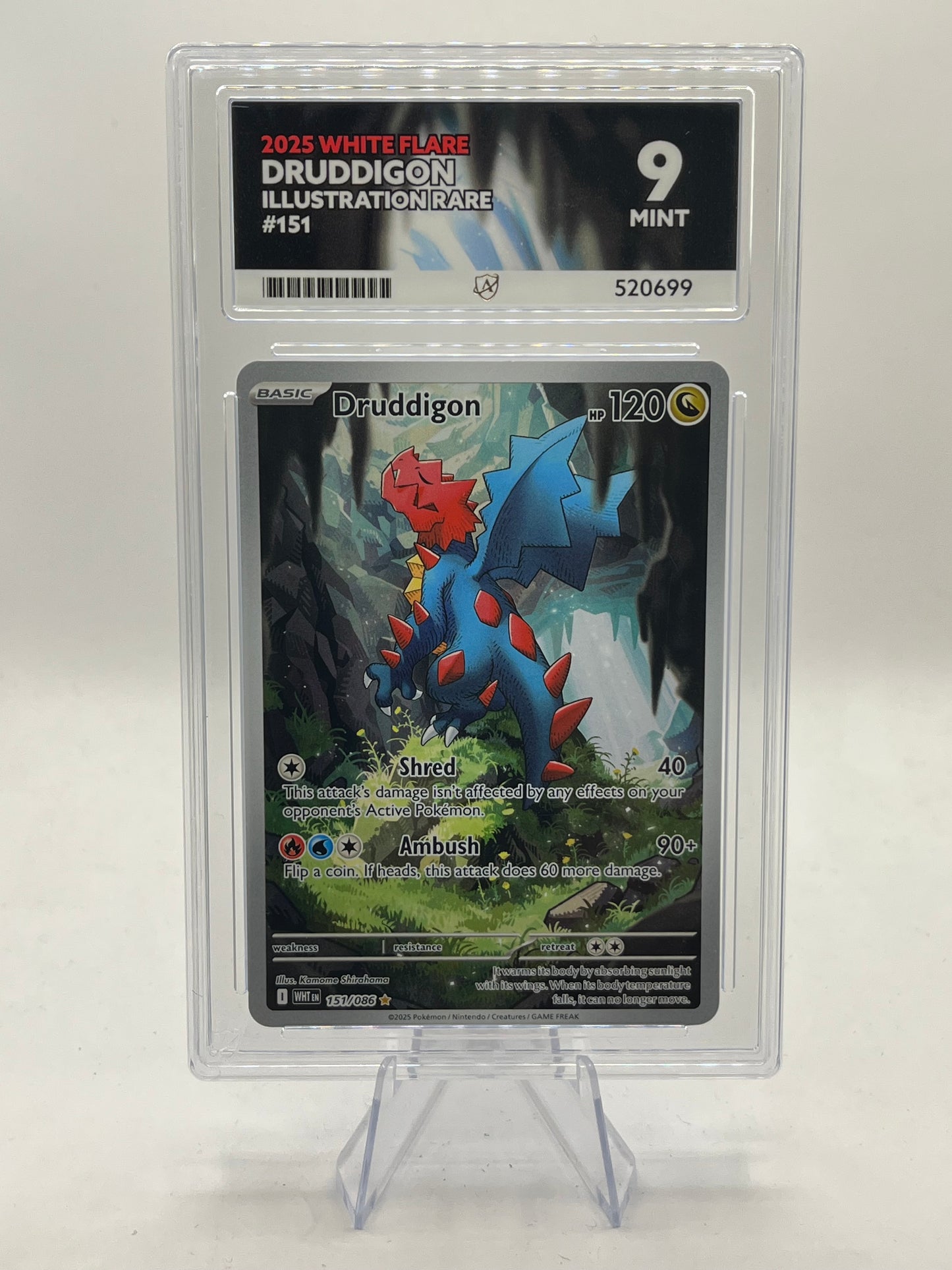 Druddigon IR ACE 9 - White Flare 2025