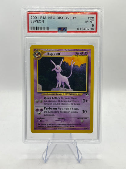 Espeon PSA 9 - Neo Discovery 2001