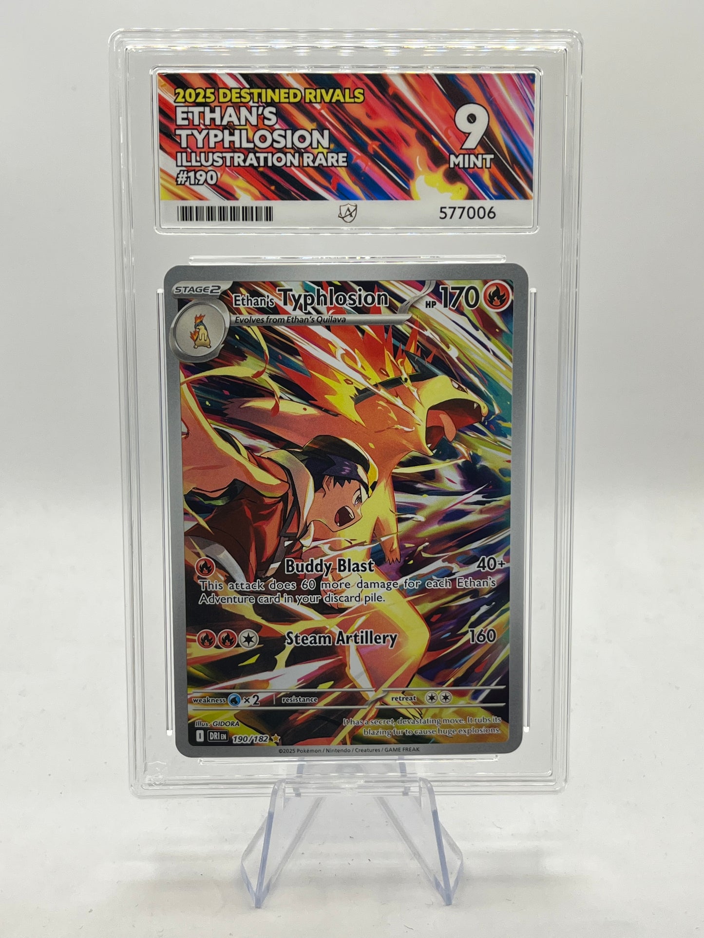 Ethan's Typhlosion IR ACE 9 - Destined Rivals 2025