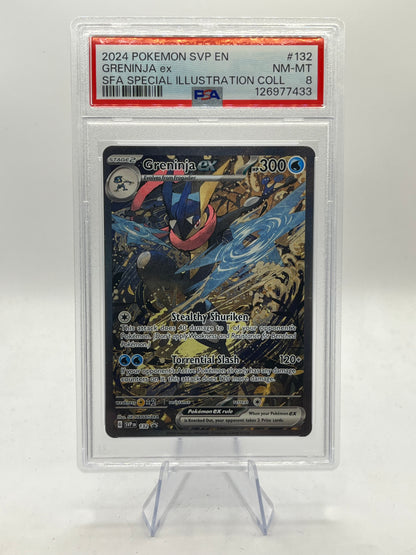 Greninja ex SIR PSA 8 - Shrouded Fable Promo 2024