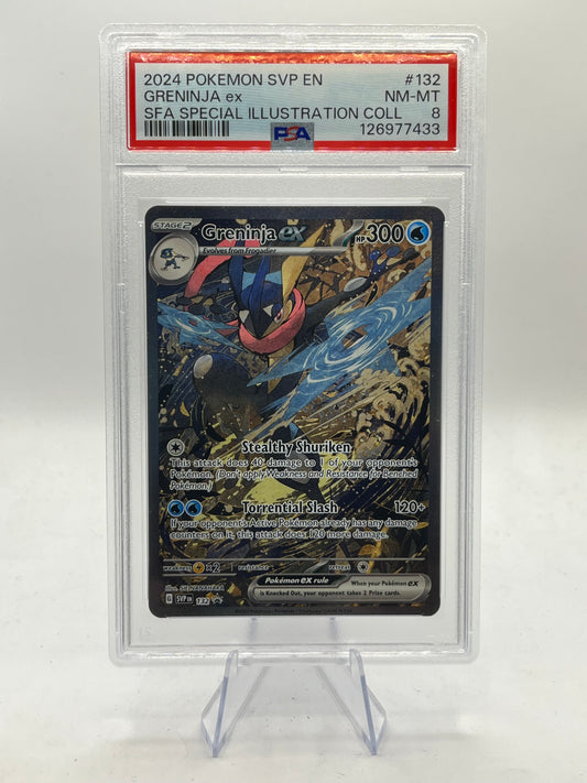 Greninja ex SIR PSA 8 - Shrouded Fable Promo 2024