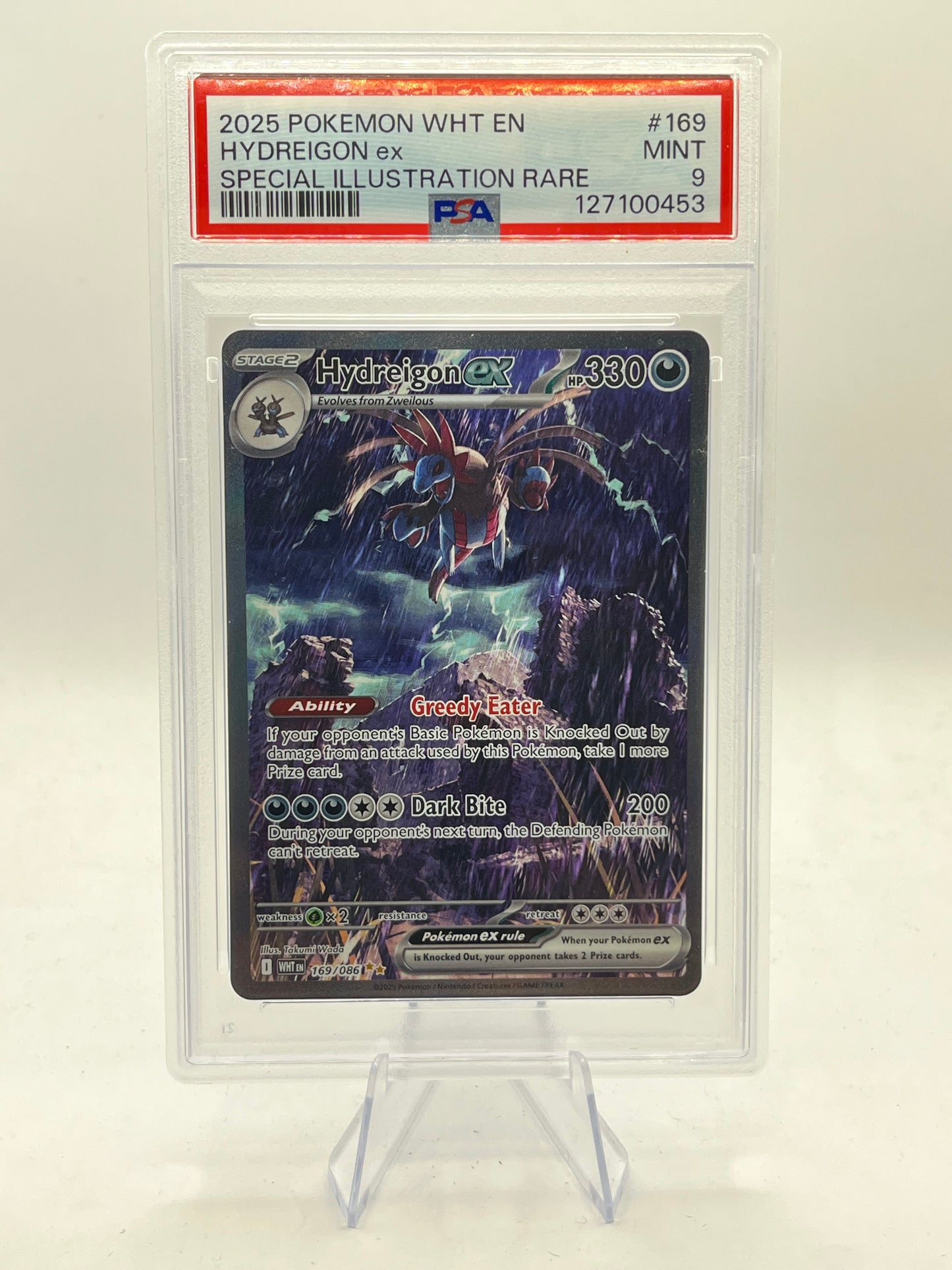 Hydreigon ex SIR PSA 9 - White Flare 2025