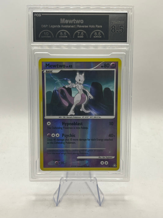 Mewtwo Reverse Holo PCG 8.5 - Legends Awakened 2008
