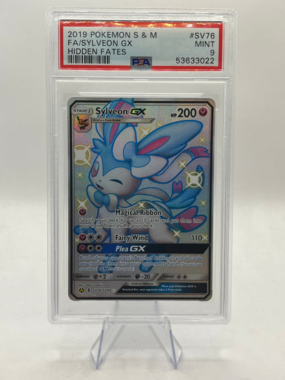Sylveon GX Full Art Shiny PSA 9 - Hidden Fates 2019