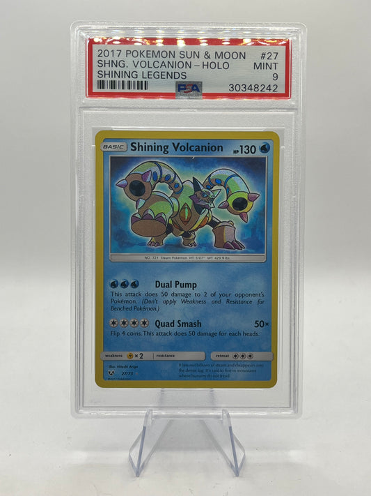 Shining Volcanion PSA 9 - Shining Legends 2017