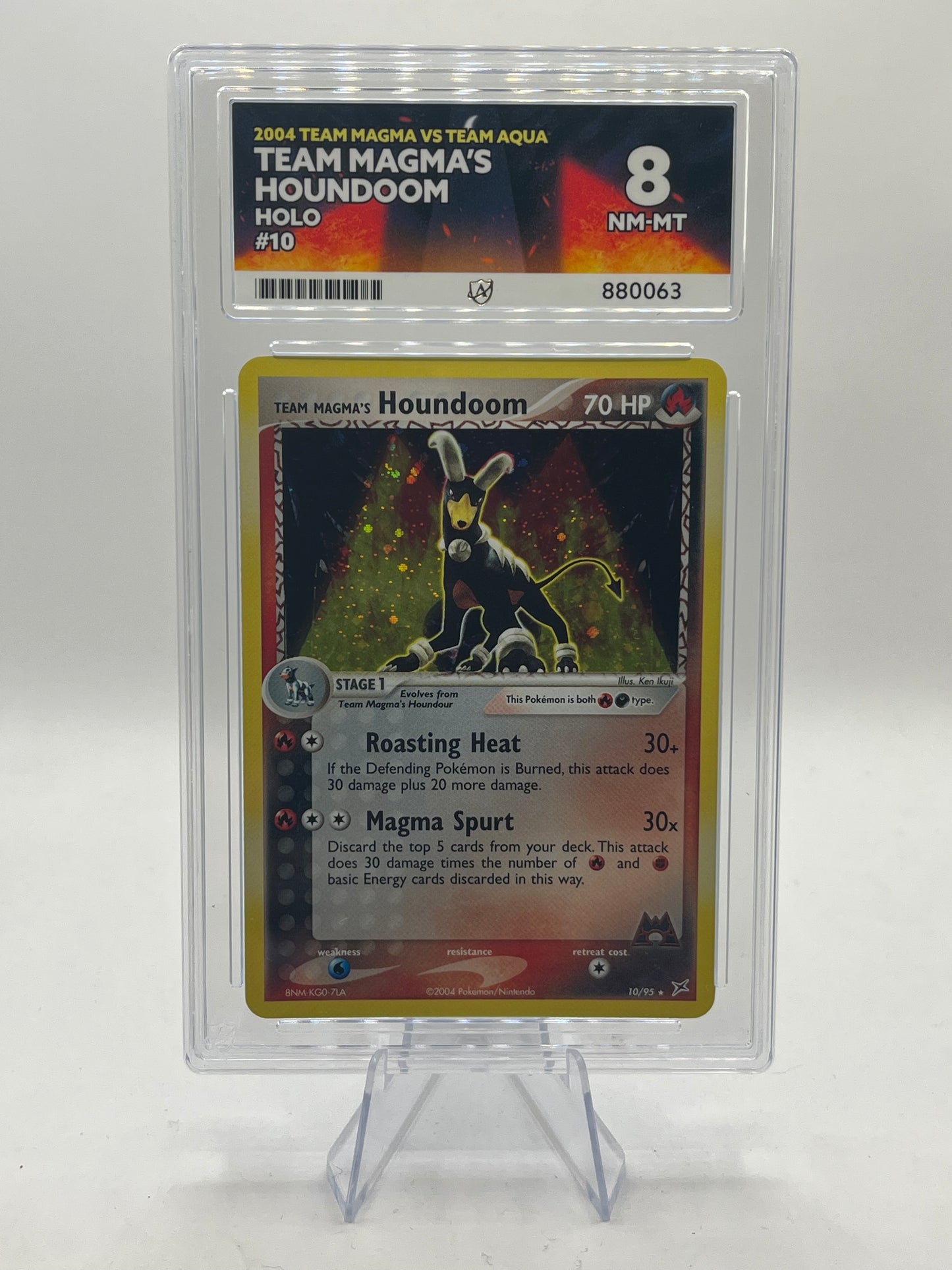 Team Magma's Houndoom Holo ACE 8 - Team Magma VS Team Aqua 2004