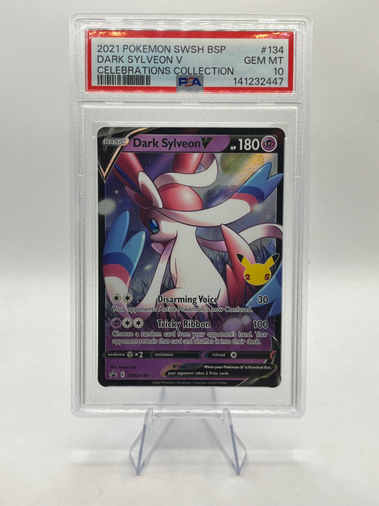 Dark Sylveon V PSA 10 - Celebrations Promo 2021