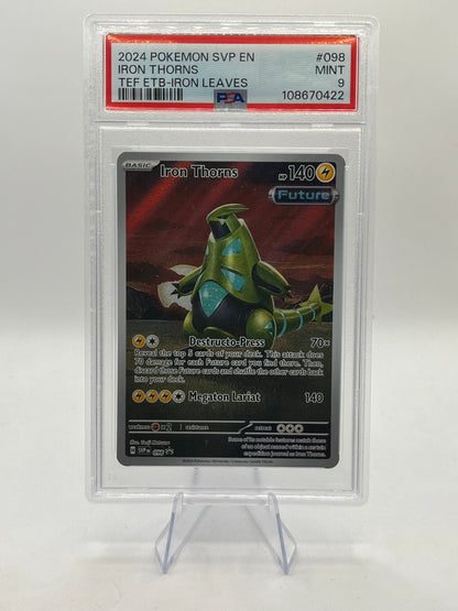Iron Thorns ETB Promo PSA 9 - Temporal Forces 2024