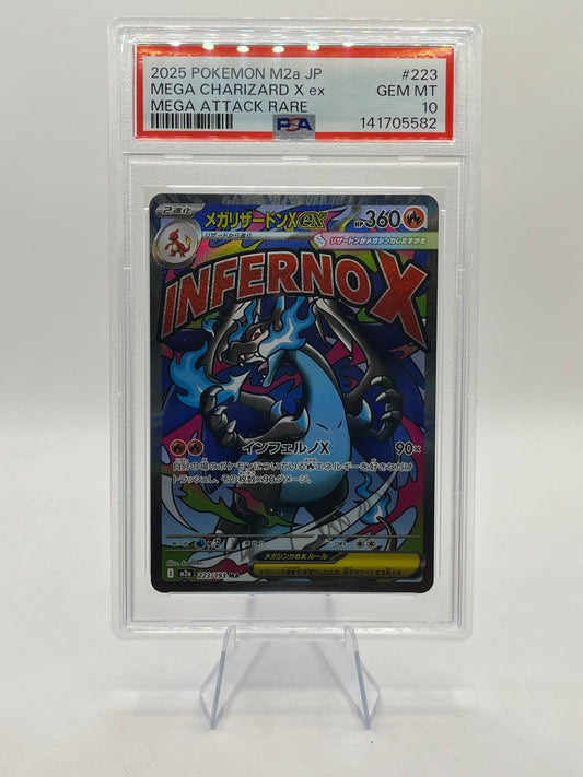 Mega Charizard X ex Mega Attack PSA 10 - Mega Dream 2025