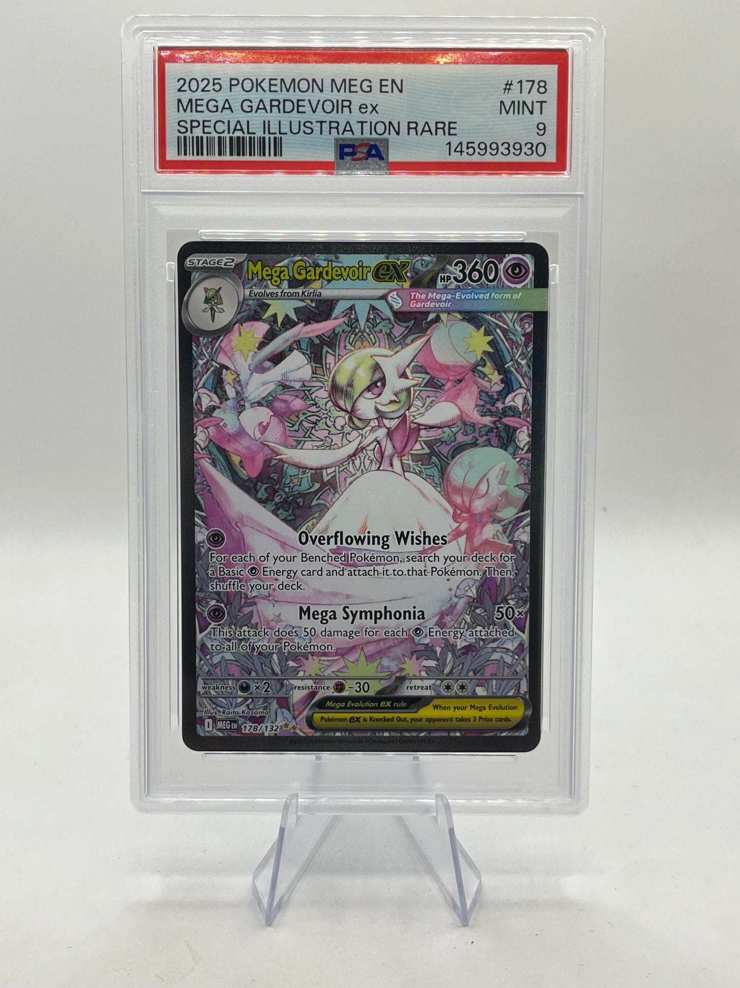 Mega Gardevoir ex SIR PSA 9 - Mega Evolution 2025