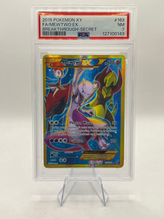 Mewtwo EX Secret Rare PSA 7 - Breakthrough 2015